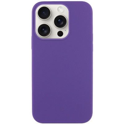 Чохол Silicone Case Full Protective (AA) NO LOGO для Apple iPhone 15 Pro (6.1") Фіолетовий / Amethyst Чохол Silicone Case Full Protective (AA) NO LOGO для Apple iPhone 15 Pro (6.1") Фіолетовий / Amethyst