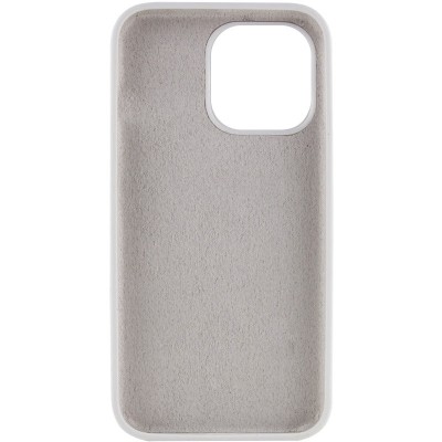 Чохол Silicone Case Full Protective (AA) NO LOGO для Apple iPhone 16 (6.1") Білий / White Чохол Silicone Case Full Protective (AA) NO LOGO для Apple iPhone 16 (6.1") Білий / White