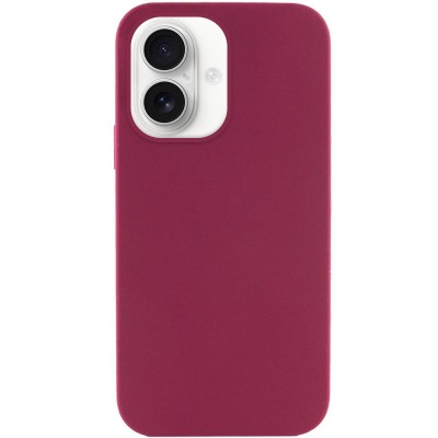 Чохол Silicone Case Full Protective (AA) NO LOGO для Apple iPhone 16 (6.1") Бордовий / Maroon Чохол Silicone Case Full Protective (AA) NO LOGO для Apple iPhone 16 (6.1") Бордовий / Maroon