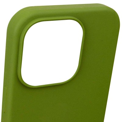 Чохол Silicone Case Full Protective (AA) NO LOGO для Apple iPhone 16 (6.1") Зелений / Dark Olive Чохол Silicone Case Full Protective (AA) NO LOGO для Apple iPhone 16 (6.1") Зелений / Dark Olive