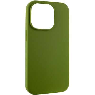 Чохол Silicone Case Full Protective (AA) NO LOGO для Apple iPhone 16 (6.1") Зелений / Dark Olive Чохол Silicone Case Full Protective (AA) NO LOGO для Apple iPhone 16 (6.1") Зелений / Dark Olive
