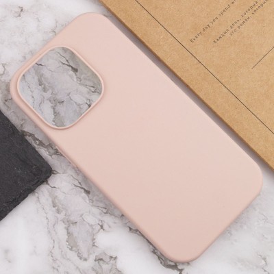 Чохол Silicone Case Full Protective (AA) NO LOGO для Apple iPhone 16 (6.1") Рожевий / Pink Sand Чохол Silicone Case Full Protective (AA) NO LOGO для Apple iPhone 16 (6.1") Рожевий / Pink Sand