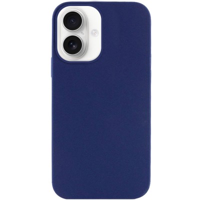 Чохол Silicone Case Full Protective (AA) NO LOGO для Apple iPhone 16 (6.1") Синій / Deep navy Чохол Silicone Case Full Protective (AA) NO LOGO для Apple iPhone 16 (6.1") Синій / Deep navy