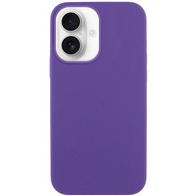 Чохол Silicone Case Full Protective (AA) NO LOGO для Apple iPhone 16 (6.1") Фіолетовий / Amethyst Чохол Silicone Case Full Protective (AA) NO LOGO для Apple iPhone 16 (6.1") Фіолетовий / Amethyst