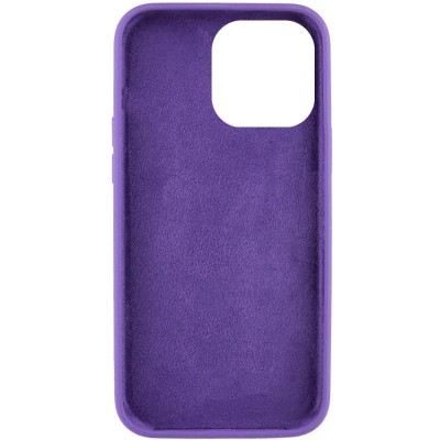 Чохол Silicone Case Full Protective (AA) NO LOGO для Apple iPhone 16 (6.1") Фіолетовий / Amethyst Чохол Silicone Case Full Protective (AA) NO LOGO для Apple iPhone 16 (6.1") Фіолетовий / Amethyst