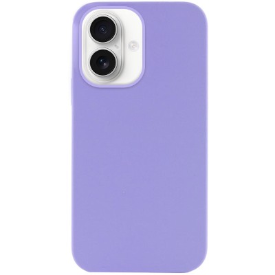 Чохол Silicone Case Full Protective (AA) NO LOGO для Apple iPhone 16 Plus (6.7") Бузковий / Dasheen Чохол Silicone Case Full Protective (AA) NO LOGO для Apple iPhone 16 Plus (6.7") Бузковий / Dasheen