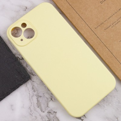 Чохол Silicone Case Full Protective (AA) NO LOGO для Apple iPhone 16 Plus (6.7") Жовтий / Mellow Yellow