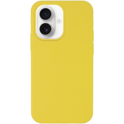 Чохол Silicone Case Full Protective (AA) NO LOGO для Apple iPhone 16 Plus (6.7") Жовтий / Yellow Чохол Silicone Case Full Protective (AA) NO LOGO для Apple iPhone 16 Plus (6.7") Жовтий / Yellow