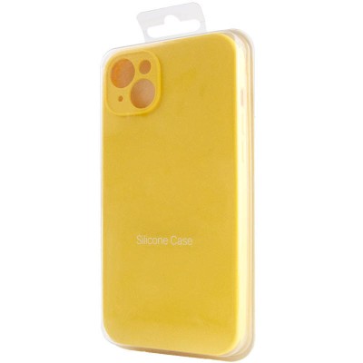 Чохол Silicone Case Full Protective (AA) NO LOGO для Apple iPhone 16 Plus (6.7") Жовтий / Yellow Чохол Silicone Case Full Protective (AA) NO LOGO для Apple iPhone 16 Plus (6.7") Жовтий / Yellow