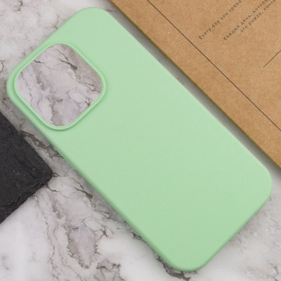 Чохол Silicone Case Full Protective (AA) NO LOGO для Apple iPhone 16 Pro (6.3") Зелений / Pistachio Чохол Silicone Case Full Protective (AA) NO LOGO для Apple iPhone 16 Pro (6.3") Зелений / Pistachio