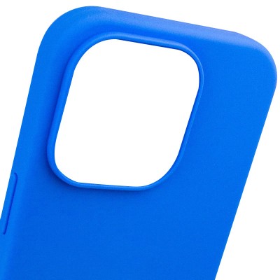 Чохол Silicone Case Full Protective (AA) NO LOGO для Apple iPhone 16 Pro (6.3") Синій / Capri Blue Чохол Silicone Case Full Protective (AA) NO LOGO для Apple iPhone 16 Pro (6.3") Синій / Capri Blue