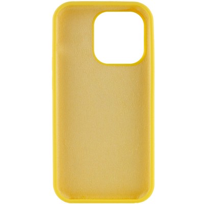 Чохол Silicone Case Full Protective (AA) NO LOGO для Apple iPhone 16 Pro Max (6.9") Жовтий / Yellow Чохол Silicone Case Full Protective (AA) NO LOGO для Apple iPhone 16 Pro Max (6.9") Жовтий / Yellow