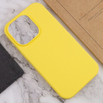 Чохол Silicone Case Full Protective (AA) NO LOGO для Apple iPhone 16 Pro Max (6.9") Жовтий / Yellow Чохол Silicone Case Full Protective (AA) NO LOGO для Apple iPhone 16 Pro Max (6.9") Жовтий / Yellow
