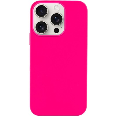 Чохол Silicone Case Full Protective (AA) NO LOGO для Apple iPhone 16 Pro Max (6.9") Рожевий / Barbie pink