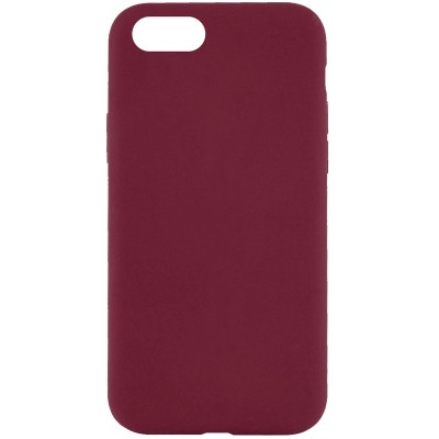 Чохол Silicone Case Full Protective (AA) NO LOGO для Apple iPhone 6/6s (4.7") Бордовий / Plum Чохол Silicone Case Full Protective (AA) NO LOGO для Apple iPhone 6/6s (4.7") Бордовий / Plum