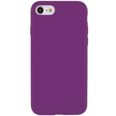 Чохол Silicone Case Full Protective (AA) NO LOGO для Apple iPhone SE (2020) Фіолетовий / Grape Чохол Silicone Case Full Protective (AA) NO LOGO для Apple iPhone SE (2020) Фіолетовий / Grape