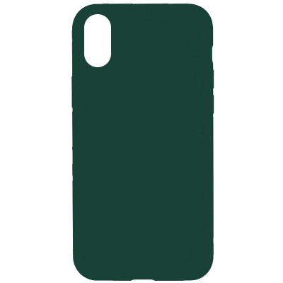 Чохол Silicone Case Full Protective (AA) NO LOGO для Apple iPhone X / XS (5.8") Зелений / Forest green Чохол Silicone Case Full Protective (AA) NO LOGO для Apple iPhone X / XS (5.8") Зелений / Forest green