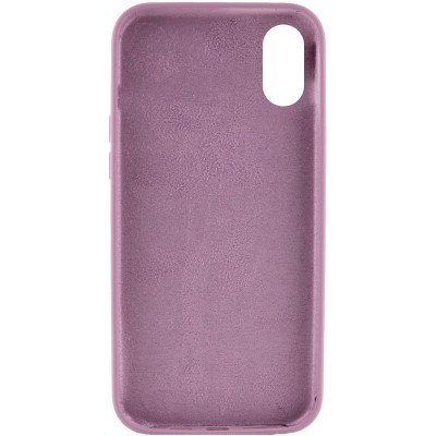 Чохол Silicone Case Full Protective (AA) NO LOGO для Apple iPhone X / XS (5.8") Ліловий / Lilac Pride Чохол Silicone Case Full Protective (AA) NO LOGO для Apple iPhone X / XS (5.8") Ліловий / Lilac Pride