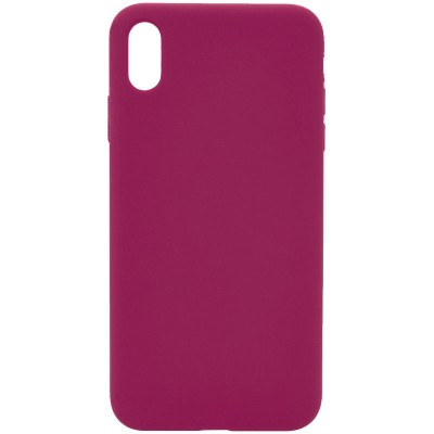 Чохол Silicone Case Full Protective (AA) NO LOGO для Apple iPhone X / XS (5.8") Червоний / Rose Red Чохол Silicone Case Full Protective (AA) NO LOGO для Apple iPhone X / XS (5.8") Червоний / Rose Red