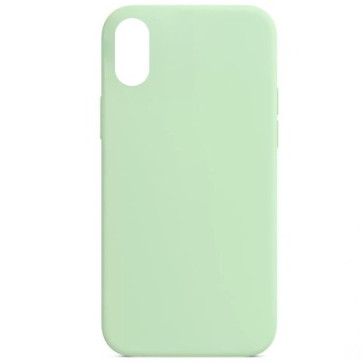 Чохол Silicone Case Full Protective (AA) NO LOGO для Apple iPhone XR (6.1") Зелений / Pistachio