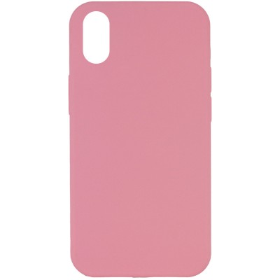 Чохол Silicone Case Full Protective (AA) NO LOGO для Apple iPhone XR (6.1") Рожевий / Light pink Чохол Silicone Case Full Protective (AA) NO LOGO для Apple iPhone XR (6.1") Рожевий / Light pink