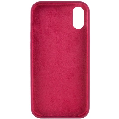 Чохол Silicone Case Full Protective (AA) NO LOGO для Apple iPhone XS Max (6.5") Бордовий / Maroon Чохол Silicone Case Full Protective (AA) NO LOGO для Apple iPhone XS Max (6.5") Бордовий / Maroon