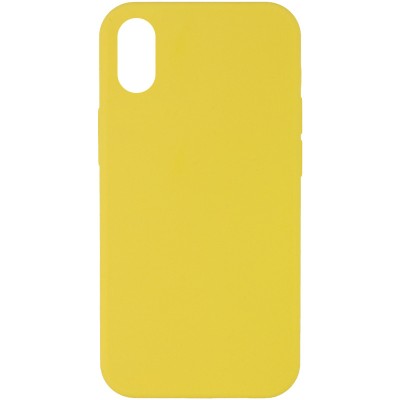 Чохол Silicone Case Full Protective (AA) NO LOGO для Apple iPhone XS Max (6.5") Жовтий / Yellow Чохол Silicone Case Full Protective (AA) NO LOGO для Apple iPhone XS Max (6.5") Жовтий / Yellow