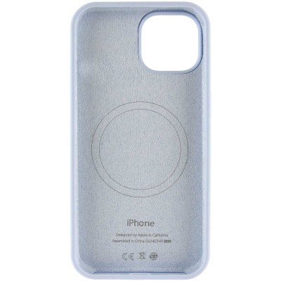 Чохол Silicone Case Full Protective (AA) with MagSafe для Apple iPhone 11 (6.1") Блакитний / Lilac Blue Чохол Silicone Case Full Protective (AA) with MagSafe для Apple iPhone 11 (6.1") Блакитний / Lilac Blue