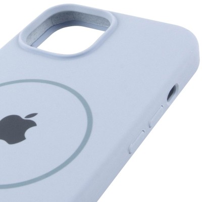 Чохол Silicone Case Full Protective (AA) with MagSafe для Apple iPhone 11 (6.1") Блакитний / Lilac Blue Чохол Silicone Case Full Protective (AA) with MagSafe для Apple iPhone 11 (6.1") Блакитний / Lilac Blue