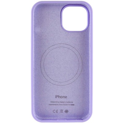 Чохол Silicone Case Full Protective (AA) with MagSafe для Apple iPhone 11 (6.1") Бузковий / Dasheen Чохол Silicone Case Full Protective (AA) with MagSafe для Apple iPhone 11 (6.1") Бузковий / Dasheen