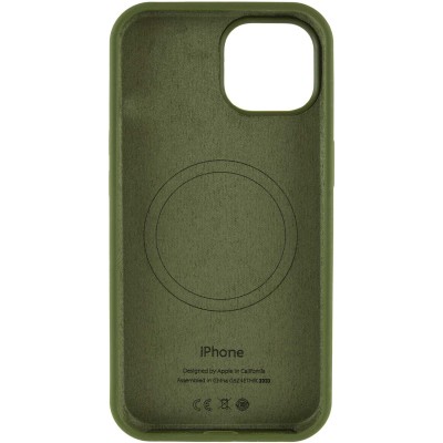 Чохол Silicone Case Full Protective (AA) with MagSafe для Apple iPhone 11 (6.1") Зелений / Dark Olive Чохол Silicone Case Full Protective (AA) with MagSafe для Apple iPhone 11 (6.1") Зелений / Dark Olive
