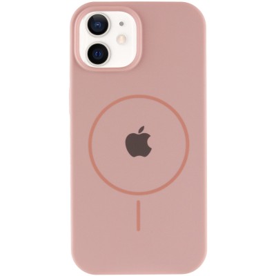 Чохол Silicone Case Full Protective (AA) with MagSafe для Apple iPhone 11 (6.1") Рожевий / Pink Sand Чохол Silicone Case Full Protective (AA) with MagSafe для Apple iPhone 11 (6.1") Рожевий / Pink Sand