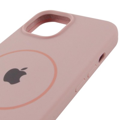 Чохол Silicone Case Full Protective (AA) with MagSafe для Apple iPhone 11 (6.1") Рожевий / Pink Sand Чохол Silicone Case Full Protective (AA) with MagSafe для Apple iPhone 11 (6.1") Рожевий / Pink Sand