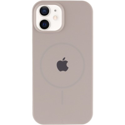 Чохол Silicone Case Full Protective (AA) with MagSafe для Apple iPhone 11 (6.1") Сірий / Light Grey Чохол Silicone Case Full Protective (AA) with MagSafe для Apple iPhone 11 (6.1") Сірий / Light Grey
