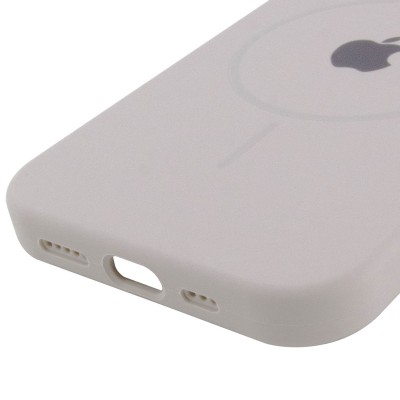 Чохол Silicone Case Full Protective (AA) with MagSafe для Apple iPhone 11 (6.1") Сірий / Light Grey Чохол Silicone Case Full Protective (AA) with MagSafe для Apple iPhone 11 (6.1") Сірий / Light Grey