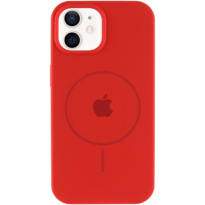 Чохол Silicone Case Full Protective (AA) with MagSafe для Apple iPhone 11 (6.1") Червоний / Red Чохол Silicone Case Full Protective (AA) with MagSafe для Apple iPhone 11 (6.1") Червоний / Red