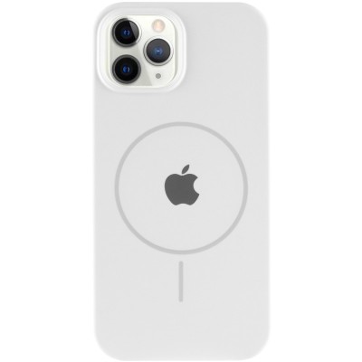 Чохол Silicone Case Full Protective (AA) with MagSafe для Apple iPhone 11 Pro (5.8") Білий / White
