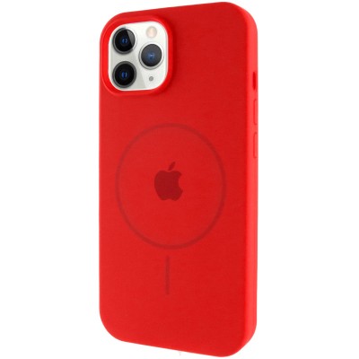 Чохол Silicone Case Full Protective (AA) with MagSafe для Apple iPhone 11 Pro (5.8") Червоний / Red Чохол Silicone Case Full Protective (AA) with MagSafe для Apple iPhone 11 Pro (5.8") Червоний / Red