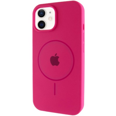 Чохол Silicone Case Full Protective (AA) with MagSafe для Apple iPhone 11 Pro Max (6.5") Малиновий / Dragon Fruit Чохол Silicone Case Full Protective (AA) with MagSafe для Apple iPhone 11 Pro Max (6.5") Малиновий / Dragon Fruit