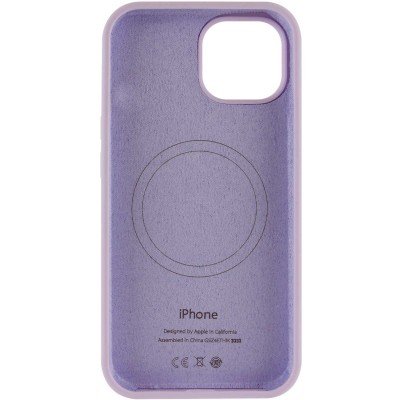 Чохол Silicone Case Full Protective (AA) with MagSafe для Apple iPhone 14 (6.1") Бузковий / Lilac Чохол Silicone Case Full Protective (AA) with MagSafe для Apple iPhone 14 (6.1") Бузковий / Lilac