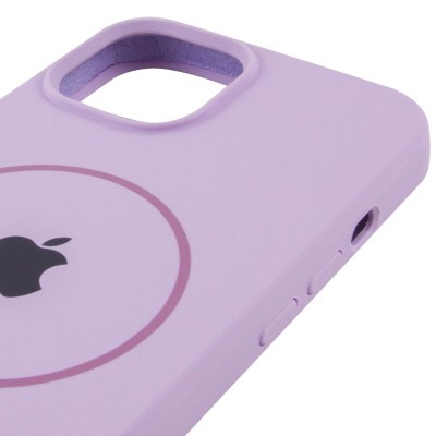 Чохол Silicone Case Full Protective (AA) with MagSafe для Apple iPhone 14 (6.1") Бузковий / Lilac Чохол Silicone Case Full Protective (AA) with MagSafe для Apple iPhone 14 (6.1") Бузковий / Lilac