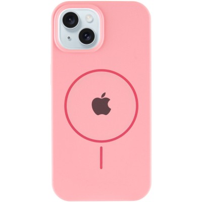 Чохол Silicone Case Full Protective (AA) with MagSafe для Apple iPhone 14 (6.1") Рожевий / Light pink Чохол Silicone Case Full Protective (AA) with MagSafe для Apple iPhone 14 (6.1") Рожевий / Light pink