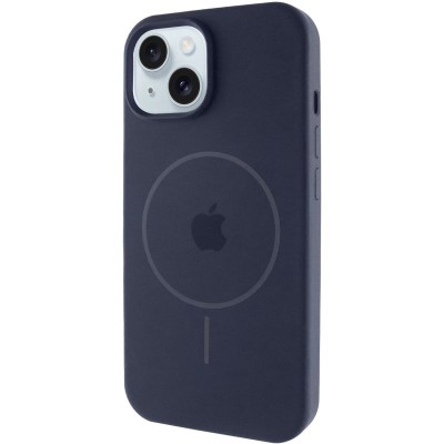 Чохол Silicone Case Full Protective (AA) with MagSafe для Apple iPhone 14 (6.1") Темно-синій / Midnight blue Чохол Silicone Case Full Protective (AA) with MagSafe для Apple iPhone 14 (6.1") Темно-синій / Midnight blue