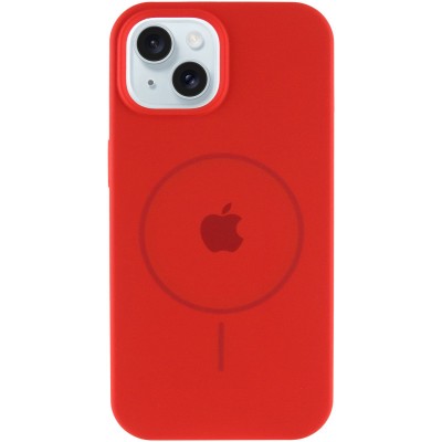 Чохол Silicone Case Full Protective (AA) with MagSafe для Apple iPhone 14 Plus (6.7") Червоний / Red