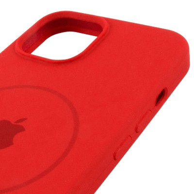 Чохол Silicone Case Full Protective (AA) with MagSafe для Apple iPhone 14 Plus (6.7") Червоний / Red