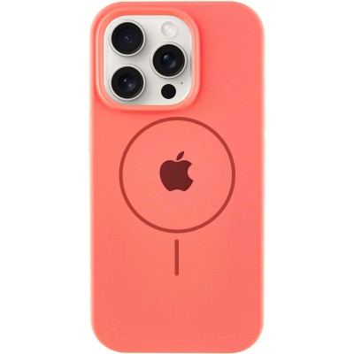 Чохол Silicone Case Full Protective (AA) with MagSafe для Apple iPhone 14 Pro (6.1") Кавуновий / Watermelon red Чохол Silicone Case Full Protective (AA) with MagSafe для Apple iPhone 14 Pro (6.1") Кавуновий / Watermelon red