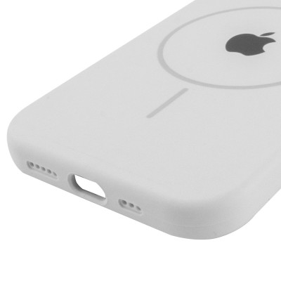 Чохол Silicone Case Full Protective (AA) with MagSafe для Apple iPhone 15 (6.1") Білий / White Чохол Silicone Case Full Protective (AA) with MagSafe для Apple iPhone 15 (6.1") Білий / White