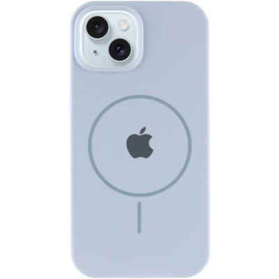 Чохол Silicone Case Full Protective (AA) with MagSafe для Apple iPhone 15 (6.1") Блакитний / Lilac Blue Чохол Silicone Case Full Protective (AA) with MagSafe для Apple iPhone 15 (6.1") Блакитний / Lilac Blue