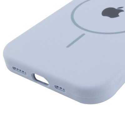 Чохол Silicone Case Full Protective (AA) with MagSafe для Apple iPhone 15 (6.1") Блакитний / Lilac Blue Чохол Silicone Case Full Protective (AA) with MagSafe для Apple iPhone 15 (6.1") Блакитний / Lilac Blue
