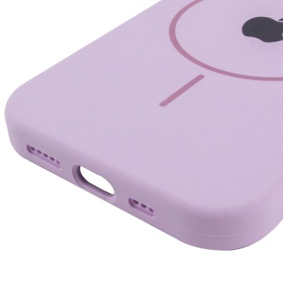 Чохол Silicone Case Full Protective (AA) with MagSafe для Apple iPhone 15 (6.1") Бузковий / Lilac Чохол Silicone Case Full Protective (AA) with MagSafe для Apple iPhone 15 (6.1") Бузковий / Lilac
